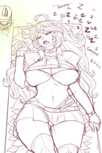 Rating: Questionable Score: 0 Tags: 2:3 alien anthro ape apex_(starbound) big_breasts blue_eyes blush bodily_fluids breasts chucklefish cleavage clothed clothing curvy_figure drooling e621 english_text eyes_closed fawn_kong female fur hair haplorhine huge_breasts mammal monkey primate saliva simple_background sleeping solo starbound text thick_thighs unifawn voluptuous User: bunchy7s