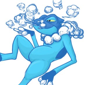 Rating: Safe Score: 0 Tags: 3_fingers ambiguous_gender amphibian anthro barefoot biped black_eyes blue_body blue_nose blue_skin cigarette e621 feet fingers frogadier fur generation_6_pokemon grasp hi_res lying narrowed_eyes nintendo nude on_back open_mouth pokemon pokemon_(species) restricted_palette simple_background smoke solo spread_legs spreading squint white_background white_body white_fur white_skin yellow_sclera zadomi User: bunchy7s
