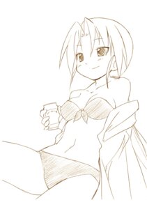 Rating: Questionable Score: 0 Tags: bandeau beer bikini breasts can female female_only front-tie_top human lucky_star medium_breasts monochrome nanako_kuroi off_shoulder open_clothes open_shirt rule34 sawatari_jinshi shirt short_hair sitting sketch smile solo swimsuit tubetop User: bunchy7s