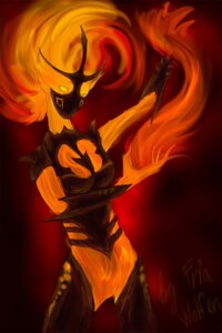 Rating: Safe Score: 0 Tags: 2:3 armor artist_name atronach bethesda_game_studios breasts daedra e621 elemental_creature elemental_humanoid featureless_crotch female female_humanoid fire fire_creature fire_humanoid flame_atronach fria_wolfen humanoid mask microsoft not_furry oblivion orange_body portrait solo text the_elder_scrolls three-quarter_portrait warm_colors yellow_eyes User: bunchy7s