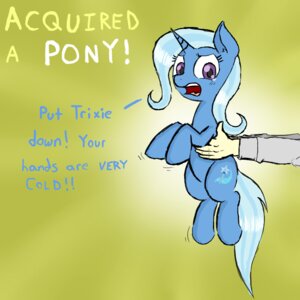 Rating: Safe Score: 0 Tags: 1:1 blue_body blue_fur bodily_fluids clothing cutie_mark disembodied_hand duo e621 english_text equid equine female feral friendship_is_magic fur hair hasbro horn human ichibangravity long_hair looking_at_viewer mammal multicolored_hair my_little_pony mythological_creature mythological_equine mythology open_mouth purple_eyes solo_focus tears teeth text tongue trixie_(mlp) two_tone_hair unicorn User: bunchy7s