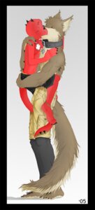 Rating: Safe Score: 0 Tags: 2005 adult_on_young age_difference anthro anthro_on_anthro ayato bottomwear canid canine canis cargo_shorts clothed clothing collar demon digital_media_(artwork) duo e621 eyes_closed fluffy fluffy_tail hug hugging_another jewelry kiss_on_lips kissing larger_anthro larger_male male male/male mammal necklace older_anthro older_male piggyfront red_body red_scales romantic romantic_couple scales scalie shorts side_view simple_background size_difference smaller_anthro smaller_male standing tail topless wolf young young_anthro young_male younger_anthro younger_male User: bunchy7s