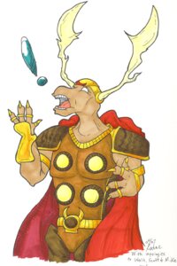 Rating: Safe Score: 0 Tags: 4_fingers alien anthro beta_ray_bill cape clothed clothing deer e621 eleganceliberty exclamation_point fingers fully_clothed korbinite male mammal marvel military moose new_world_deer open_mouth parody red_cape red_clothing simple_background soldier solo warrior white_background User: bunchy7s