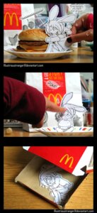 Rating: Safe Score: 0 Tags: >_< america_(hetalia) blush box burger clothed clothing comic container dialogue e621 eating emanata english_text exclamation_point eyes_closed food grandfathered_content hetalia hi_res high-angle_view human lagomorph leenah leporid male mammal mcdonald's micro mixed_media paper_child papercraft papercutting_(artwork) photography_(artwork) rabbit real sleeping sound_effects speech_bubble text traditional_media_(artwork) url vowelless vowelless_sound_effect zzz User: bunchy7s