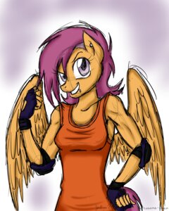 Rating: Safe Score: 0 Tags: 2012 4:5 anthro anthrofied clothing e621 elbow_pads equid equine feathered_wings feathers female fingerless_gloves friendship_is_magic gloves hair handwear hasana-chan hasbro hi_res mammal my_little_pony mythological_creature mythological_equine mythology orange_body orange_feathers pegasus piercing purple_eyes purple_hair scootaloo_(mlp) shirt solo tank_top topwear wings User: bunchy7s Rating: Safe Score: 0 Tags: 2012 4:5 anthro anthrofied clothing e621 elbow_pads equid equine feathered_wings feathers female fingerless_gloves friendship_is_magic gloves hair handwear hasana-chan hasbro hi_res mammal my_little_pony mythological_creature mythological_equine mythology orange_body orange_feathers pegasus piercing purple_eyes purple_hair scootaloo_(mlp) shirt solo tank_top topwear wings User: bunchy7s