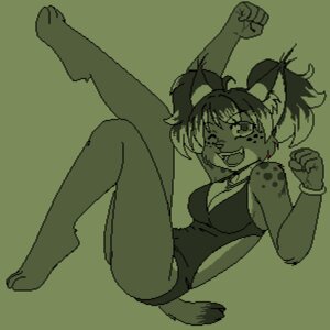 Rating: Questionable Score: 0 Tags: 1:1 anthro biped bracelet breasts cleavage clothed clothing countershading digital_media_(artwork) dipstick_tail e621 ear_tuft felid feline female freckles full-length_portrait fur green_theme inner_ear_fluff jewelry looking_at_viewer lynx mammal markings multicolored_tail necklace nintendo nme22 one-piece_swimsuit one_eye_closed open_mouth pigtails pixel_(artwork) portrait remake restricted_palette side_view sideless_clothing sideless_swimsuit solo swimwear tail tail_markings tuft wink User: bunchy7s