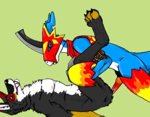 Rating: Explicit Score: 0 Tags: anthro buggery canine color digimon digimon_(species) dragon duo flamedramon fur furry furry_only male male_only rule34 scalie side_view yaoi User: bunchy7s