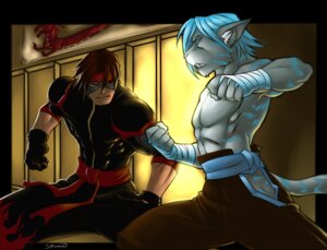 Rating: Safe Score: 0 Tags: anthro belt blue_eyes blue_hair brown_eyes clothed clothing domestic_cat duo e621 faint felid feline felis fight gloves hair handwear human male mammal mask muscular ninja red_hair suit tail warrior User: bunchy7s Rating: Safe Score: 0 Tags: anthro belt blue_eyes blue_hair brown_eyes clothed clothing domestic_cat duo e621 faint felid feline felis fight gloves hair handwear human male mammal mask muscular ninja red_hair suit tail warrior User: bunchy7s