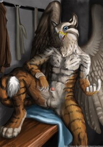 Rating: Explicit Score: 0 Tags: 2013 abs animal_genitalia anthro avian balls beak beckoning bench biped bird blue_eyes e621 eosfoxx falcon falconid feathered_wings feathers felid front_view fur genitals gesture gryphon happy looking_at_viewer male mammal mythological_avian mythological_creature mythology nude on_bench orange_body orange_fur pantherine penis penis_tip pinup pose sheath sitting solo spread_legs spreading streifi stripes tail text tiger url white_body white_feathers white_fur wings User: bunchy7s