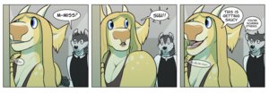 Rating: Questionable Score: 0 Tags: :/ anthro blonde_hair blue_eyes bovid bovine breasts canid canine cattle cleavage clothed clothing comic dialogue duo_focus e621 eavesdropping english_text female group hair horn looking_at_another male mammal peeping ritts text voyeur waiter User: bunchy7s