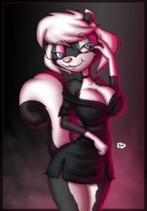 Rating: Safe Score: 0 Tags: anthro big_breasts blue_eyes border breasts cleavage clothed clothing dress e621 eyewear female fluffy fluffy_tail glasses gloves_(marking) innocenttazlet looking_at_viewer mammal markings mephitid sabrina_(sabrina_online) sabrina_online simple_background skunk smile solo striped_skunk tail User: bunchy7s Rating: Safe Score: 0 Tags: anthro big_breasts blue_eyes border breasts cleavage clothed clothing dress e621 eyewear female fluffy fluffy_tail glasses gloves_(marking) innocenttazlet looking_at_viewer mammal markings mephitid sabrina_(sabrina_online) sabrina_online simple_background skunk smile solo striped_skunk tail User: bunchy7s