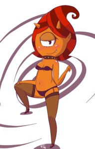 Rating: Questionable Score: 0 Tags: cyclops eyelashes female horns jimmy_two-shoes monster monster_girl orange_skin pointy_ears red_hair rule34 saffi tagme thegalen two-tone_hair User: bunchy7s