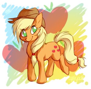 Rating: Safe Score: 0 Tags: applejack_(mlp) blonde_hair clothing e621 earth_pony equid equine female feral friendship_is_magic green_eyes hair hasbro hat headgear headwear horse mammal my_little_pony pony quadruped solo tail warm_colors zobobafoozle User: bunchy7s