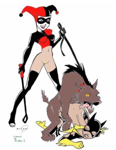 Rating: Explicit Score: 0 Tags: 2girls all_fours babies_(dc) barbara_gordon batgirl batgirl_(dcau) batman:_the_animated_series batman_(series) bestiality bottomless bottomless_female bud bud_or_lou collar dc_comics dcau doggy_style female harley_quinn harley_quinn_(classic) harley_quinn_(dcau) human hyena interspecies leash leash_and_collar male miravi mister_e multiple_females no_panties pussy rule34 straight the_babies the_new_batman_adventures white_facepaint zoophilia User: bunchy7s