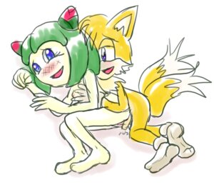Rating: Explicit Score: 0 Tags: anthro blush canine cosmo_the_seedrian female fox fur housyasei_san interspecies lying mammal on_side rule34 seedrian sonic_(series) sonic_x spooning straight tails tails_the_fox User: bunchy7s