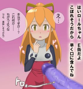Rating: Explicit Score: 0 Tags: 1boy 1girls big_breasts blonde_hair blush breasts censored clothed dress female hair_ribbon highres male mega_man mega_man_(classic) muryou_taisuu penis ponytail precum ribbon roll rule34 standing text tied_hair translated veiny_penis yellow_eyes User: bunchy7s