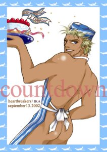 Rating: Explicit Score: 0 Tags: 1boy 2002 apron apron_only artist_request ass blonde blonde-haired_male blonde_hair blue_apron blue_eyes cake cid_highwind final_fantasy final_fantasy_vii hat human male male_only masculine one_eye_closed one_eye_open rule34 smooth_skin solo tan tan_body tan_skin valentine's_day wink User: bunchy7s