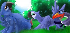 Rating: Explicit Score: 0 Tags: avian beak beak_fetish beak_play beak_sex beakjob bird blu_(rio) blue_sky_studios blush bucerotiform crossover disney e621 erection fellatio female feral feral_on_feral genitals group group_sex hornbill jewel_(rio) licking macaw male male/female nature neotropical_parrot oral outside parrot penile penis penis_lick red-billed_hornbill rio_(series) sex sky spitroast spix's_macaw the_lion_king threesome tongue tongue_out trio true_parrot vaginal zazu_(the_lion_king) User: bunchy7s