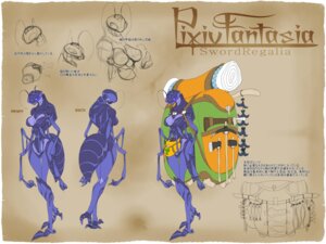 Rating: Safe Score: 0 Tags: 4:3 anthro arthropod breasts detailed digitigrade e621 female hi_res insect japanese_text multi_limb non-mammal_breasts simple_background solo text unknown_artist User: bunchy7s
