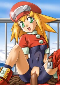 Rating: Explicit Score: 0 Tags: belt blonde_hair breasts capcom censored crotchless female footwear green_eyes hair hat male medium_breasts mega_man mega_man_legends penis pussy roll_caskett rule34 sex skin_tight smile socks solo spandex spread_legs vaginal_penetration User: bunchy7s