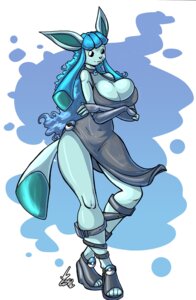Rating: Safe Score: 0 Tags: 2010 anthro big_breasts biped breasts canid canine clothing digital_media_(artwork) dress e621 eeveelution female generation_4_pokemon glaceon hair huge_breasts jaeh long_hair looking_at_viewer mammal nintendo pokemon pokemon_(species) pokemorph pose solo tail wide_hipped_female wide_hips User: bunchy7s