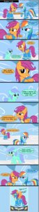Rating: Safe Score: 0 Tags: 2011 absurd_res aged_up blue_body blue_feathers blue_fur bodysuit clothing comic dialogue e621 english_text equid equine eye_contact eyewear feathered_wings feathers female feral friendship_is_magic fur goggles grin hair happy hasbro hi_res hooves long_image looking_at_another looking_back mammal mouth_hold multicolored_hair my_little_pony mythological_creature mythological_equine mythology open_mouth pegasus poster quadruped rainbow_dash_(mlp) rainbow_hair raised_hoof scootaloo_(mlp) skinsuit smile tail tall_image text tight_clothing url veggie55 wings wonderbolts_(mlp) young young_feral User: bunchy7s