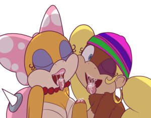 Rating: Explicit Score: 0 Tags: accessory anthro blonde_hair bodily_fluids bow_ribbon breasts claws collar cum disembodied_penis donkey_kong_(series) dragon_koopa e621 ear_piercing ear_ring erection eyes_closed fellatio female first_person_view genital_fluids genitals group hair hair_accessory hair_bow hair_ribbon haplorhine hoop_ear_ring horn humanoid_genitalia humanoid_penis interspecies kong koopa koopaling lips male male/female male_pov mammal mario_bros monkey nintendo non-mammal_breasts nude one_eye_closed oral penetrating_pov penile penis piercing primate reptile ribbons ring_piercing scalie sex spikes thegalen tiny_kong wendy_o._koopa wink User: bunchy7s