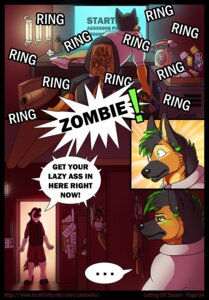 Rating: Questionable Score: 0 Tags: anthro bioluminescence black_border border canid canine canis chair clothed clothing comic dialogue digital_media_(artwork) domestic_dog duo_focus e621 ear_piercing electronics english_text front_view furniture glowing green_eyes group inside landline_phone male mammal office on_chair page_number phone piercing rear_view rotary_phone sitting sitting_on_chair speech_bubble tail teeth text worker working yelling zambuka zombie_(character) User: bunchy7s Rating: Questionable Score: 0 Tags: anthro bioluminescence black_border border canid canine canis chair clothed clothing comic dialogue digital_media_(artwork) domestic_dog duo_focus e621 ear_piercing electronics english_text front_view furniture glowing green_eyes group inside landline_phone male mammal office on_chair page_number phone piercing rear_view rotary_phone sitting sitting_on_chair speech_bubble tail teeth text worker working yelling zambuka zombie_(character) User: bunchy7s
