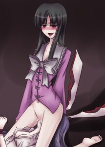 Rating: Explicit Score: 0 Tags: animal_ear asa_inu black_hair blush bottomless breasts bunny_ear cleavage cowgirl_position cunnilingus facesitting female kaguya_houraisan long_hair multiple_females multiple_girls oral pussy pussy_juice reisen_udongein_inaba rule34 sitting sitting_on_person smile straddle touhou yuri User: bunchy7s