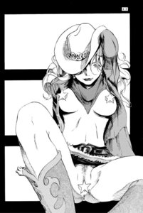 Rating: Explicit Score: 0 Tags: 1998 1girls breasts censored cowboy_bebop cowboy_hat female greyscale hat human judy_(cowboy_bebop) large_breasts long_hair monochrome nekoi_mie pubic_hair rule34 solo star_censor tagme User: bunchy7s
