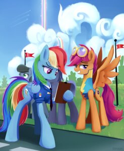 Rating: Safe Score: 0 Tags: 2013 absurd_res accessory blue_body blue_feathers blue_fur clothing cloud cutie_mark e621 equid equine eyewear feathered_wings feathers female feral friendship_is_magic fur goggles green_eyes group gsphere hair hasbro hi_res long_hair mammal multicolored_hair multicolored_tail my_little_pony mythological_creature mythological_equine mythology necktie open_mouth orange_body orange_fur outside pegasus purple_eyes purple_hair rainbow rainbow_dash_(mlp) rainbow_hair rainbow_tail scootaloo_(mlp) shirt skinsuit sky smile suit tail tight_clothing topwear wing_boner wings wonderbolts_(mlp) User: bunchy7s