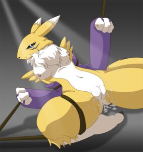 Rating: Explicit Score: 0 Tags: 2012 after_sex anthro bandai_namco bdsm black_sclera blue_eyes bodily_fluids bondage bound breasts canid canine claws clothing cum digimon digimon_(species) e621 facial_markings female fur genital_fluids genitals gloves handwear head_markings looking_at_viewer mammal markings nipples perineum renamon solo submissive submissive_female tail vulva white_body white_fur yellow_body yellow_fur yiffmasters User: bunchy7s