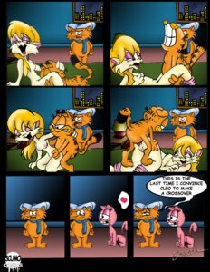 Rating: Explicit Score: 0 Tags: 2boys 2girls anal anal_penetration anal_sex anthro anus arlene_(garfield) being_watched cat cleo_catillac comic crossover cunnilingus domestic_cat english_text escoria feline female garfield_(series) garfield_the_cat heart indoors larger_female male nude pussy riff-raff rule34 size_difference smaller_male text the_catillac_cats User: bunchy7s