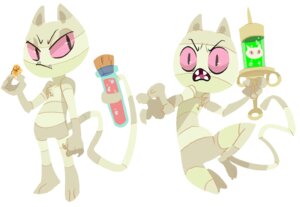 Rating: Safe Score: 0 Tags: adventure_time anthro cartoon_network claws domestic_cat duo e621 felid feline felis female hodori holding_object jake_the_dog mammal me-mow pink_eyes prehensile_tail simple_background size_difference syringe tail vial white_background User: bunchy7s