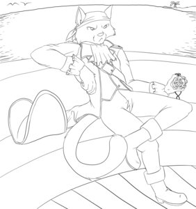 Rating: Safe Score: 0 Tags: anthro black_and_white captain captain_claw claws domestic_cat e621 felid feline felis hi_res male mammal monochrome pirate solo tail unknown_artist User: bunchy7s