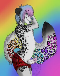 Rating: Explicit Score: 0 Tags: anthro blue_eyes butt clothing colorful_theme e621 erection felid frenum_ladder frenum_piercing fur fuzzbucket genital_piercing genitals gradient_hair hair ladder_piercing leopard leopard_spots looking_at_viewer male mammal multicolored_body multicolored_fur multicolored_hair nipples pantherine pattern_clothing penis penis_piercing piercing plaid plaid_clothing pose rainbow rainbow_body rainbow_fur rainbow_spots simple_background smile snow_leopard solo sparklefur spots tail teeth User: bunchy7s