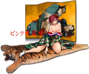 Rating: Explicit Score: 0 Tags: blue_eyes blush breasts copyright_request female fine_art_parody flower hair_flower hair_ornament hair_over_one_eye japanese_clothes japanese_text kimono male nihonga nipples open_clothes parody penis public_domain red_hair rope_burn rope_marks rug rule34 sex text tiger tiger_skin translated User: bunchy7s