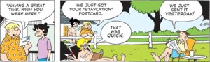 Rating: Explicit Score: 0 Tags: breasts clothed_male_nude_female cmnf dialogue female hi_and_lois irma_thurston lois_flagston male newspaper_comic_strip rule34 speech_bubble User: bunchy7s