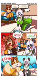 Rating: Questionable Score: 0 Tags: angry anthro bear big_breasts breasts canid canine cleavage clothed clothing comic dialogue digital_media_(artwork) duo e621 english_text eyewear female fox giant_panda glasses heart_symbol hi_res ling_fei mammal navel shari_(tiger1001) text tiger1001 User: bunchy7s Rating: Questionable Score: 0 Tags: angry anthro bear big_breasts breasts canid canine cleavage clothed clothing comic dialogue digital_media_(artwork) duo e621 english_text eyewear female fox giant_panda glasses heart_symbol hi_res ling_fei mammal navel shari_(tiger1001) text tiger1001 User: bunchy7s