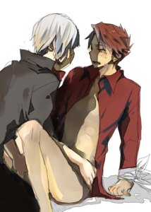 Rating: Explicit Score: 0 Tags: 07th_expansion 2boys battler_ushiromiya blush bondage bottomless bound_wrists brown_eyes clothed_on_nude gm highres human juuza_amakusa male male_only multiple_males open_clothes open_mouth open_shirt red_hair red_shirt rule34 shirt silver_hair sweat tied umineko_no_naku_koro_ni yaoi User: bunchy7s Rating: Explicit Score: 0 Tags: 07th_expansion 2boys battler_ushiromiya blush bondage bottomless bound_wrists brown_eyes clothed_on_nude gm highres human juuza_amakusa male male_only multiple_males open_clothes open_mouth open_shirt red_hair red_shirt rule34 shirt silver_hair sweat tied umineko_no_naku_koro_ni yaoi User: bunchy7s