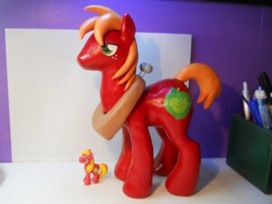 Rating: Safe Score: 0 Tags: 2012 4:3 absurd_res big_macintosh_(mlp) blonde_hair cutie_mark duo e621 earth_pony equid equine feral freckles friendship_is_magic green_eyes hair hasbro hi_res hoikarnage horse male mammal my_little_pony pen plow_yoke pony quadruped real sculpture_(artwork) size_difference tail traditional_media_(artwork) what_has_science_done User: bunchy7s