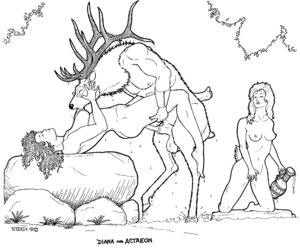 Rating: Explicit Score: 0 Tags: 1995 actaeon animal_genitalia anthro anthro_top artemis_(greek_mythology) balls black_and_white breasts deer e621 erection female genitals group hooves human human_on_anthro interspecies lemon_testicles male male/female mammal monochrome nipples nude penis tim_o'rourke User: bunchy7s
