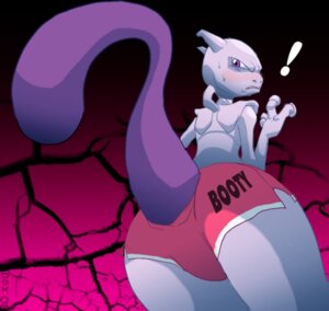 Rating: Questionable Score: 0 Tags: ambiguous_gender anthro big_butt blush bodily_fluids butt clothing e621 exclamation_point felid generation_1_pokemon legendary_pokemon looking_at_viewer looking_back mammal mewtwo nintendo open_mouth pandadox pokemon pokemon_(species) purple_eyes raised_tail solo sweat sweatdrop tail teeth underwear wide_hips User: bunchy7s