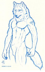 Rating: Explicit Score: 0 Tags: 2004 5_fingers animal_genitalia anthro balls biped blue_and_white canid canine canis claws e621 fingers fully_sheathed fur genitals henke_(ailah) iisaw jewelry looking_at_viewer male mammal monochrome necklace nude sheath simple_background solo standing tail tattoo whiskers white_background wolf User: bunchy7s