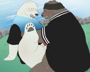 Rating: Explicit Score: 0 Tags: 5:4 anal anal_penetration anthro bear blush bottomless brown_bear clothed clothed_sex clothing duo e621 erection genitals grizzly_(shirokuma_cafe) grizzly_bear intraspecies kumao male male/male male_penetrated male_penetrating male_penetrating_male mammal okatana open_mouth overweight penetration penis polar_bear sex shirokuma shirokuma_cafe ursine User: bunchy7s