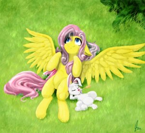 Rating: Safe Score: 0 Tags: absurd_res angel_(mlp) anthro balderdash999 blue_eyes duo e621 equid equine eyes_closed feathered_wings feathers female fluffy fluffy_tail fluttershy_(mlp) friendship_is_magic fur grass hair hasbro hi_res lagomorph leporid long_hair looking_up male mammal my_little_pony mythological_creature mythological_equine mythology outside pegasus pink_hair plant rabbit semi-anthro signature tail white_body white_fur wings yellow_body yellow_feathers yellow_fur User: bunchy7s