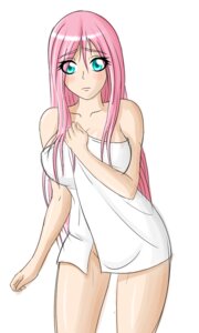 Rating: Safe Score: 0 Tags: 3:5 alternate_species big_breasts blue_eyes blush breasts clothed clothing e621 female fluttershy_(mlp) friendship_is_magic hair hasbro human humanized long_hair looking_at_viewer mammal my_little_pony not_furry pink_hair simple_background skimpy solo towel towel_only white_background zantyarz User: bunchy7s