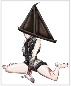 Rating: Explicit Score: 0 Tags: 1girls armor artist_request bandage bandaged_arm barefoot blood blood_stain bloody_bandage breasts clothes color female female_only female_pyramid_head front_view gloves helmet humanoid konami pyramid_head red_blood rule34 rule_63 silent_hill silent_hill_2 simple_background sitting solo villainess white_background User: bunchy7s