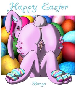 Rating: Explicit Score: 0 Tags: all_fours anus apple_butt ass ass_grab bent_over bongo_(artist) bunny easter easter_bunny egg female furry looking_back nail_polish pawpads paws purple_eyes purple_hair pussy rule34 tail uncensored User: bunchy7s