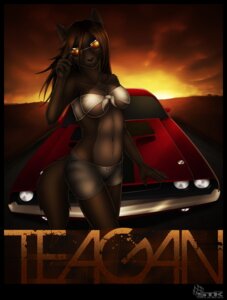 Rating: Safe Score: 0 Tags: 2012 anthro breasts brown_body brown_fur brown_hair canid canine canis car clothed clothing dobermann domestic_dog e621 eyewear female fur hair hi_res hybrid looking_at_viewer mammal navel pinscher skimpy solo statik sunglasses sunset tail teagan vehicle wolf User: bunchy7s